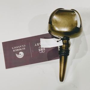 Gold Gabby & Summer Classics Wine Stopper With Bell